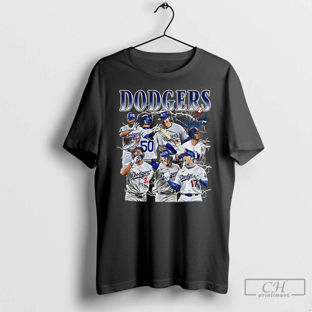 Premium Los Angeles Dodgers All Team 2025 World Series Mlb Champions Storm Graphic T Shirts Hoodie, Sweatshirt