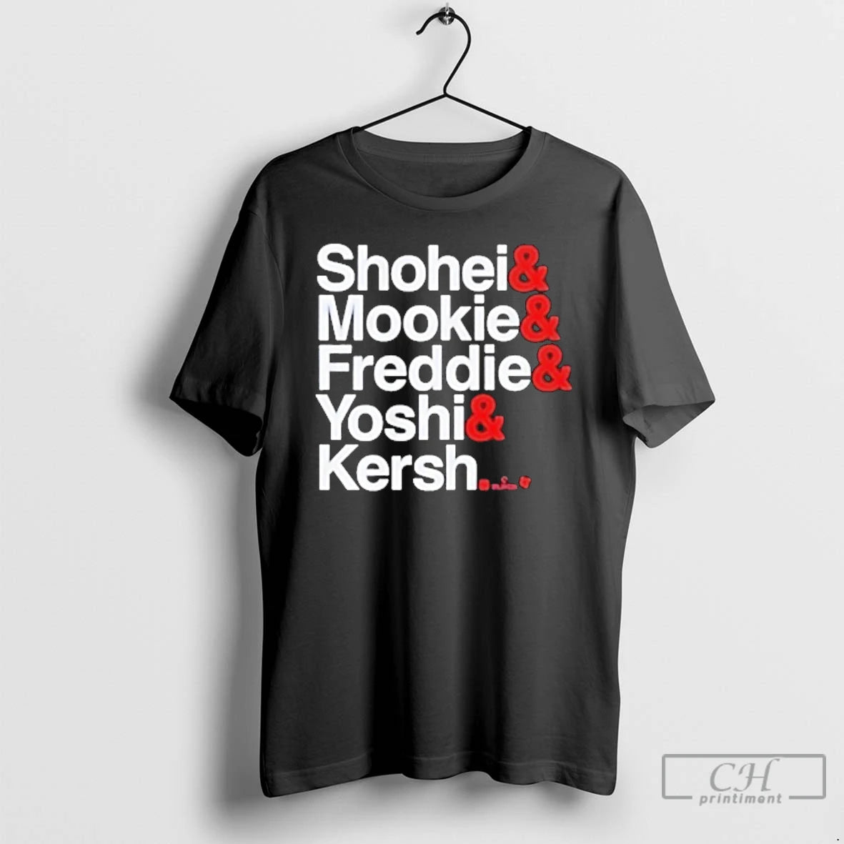 Premium Los Angeles Dodgers Ampersand Stars Shohei Mookie Freddie Yoshi And Kersh T Shirts Hoodie, Sweatshirt