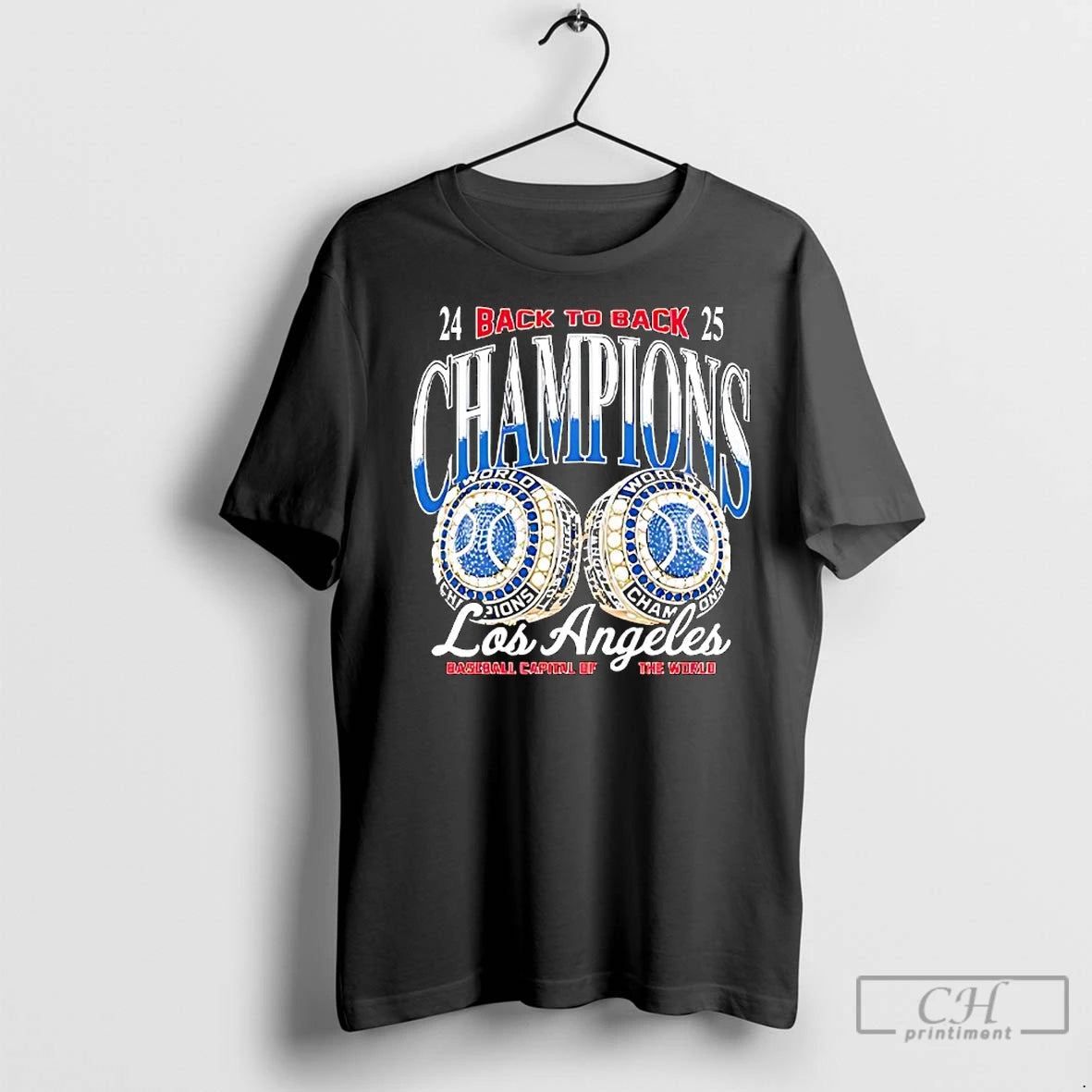 Premium Los Angeles Dodgers Baseball Capital Of The World Back To Back Champions T-Shirts, Hoodie, Sweatshirt