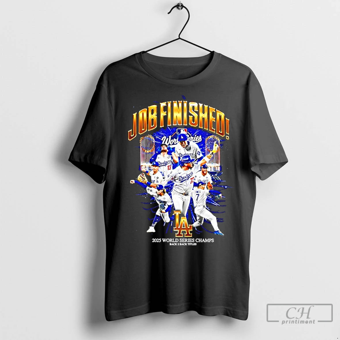 Premium Los Angeles Dodgers Job Finished 2025 World Series Champs T-Shirts, Hoodie, Sweatshirt | InkNestWear.com