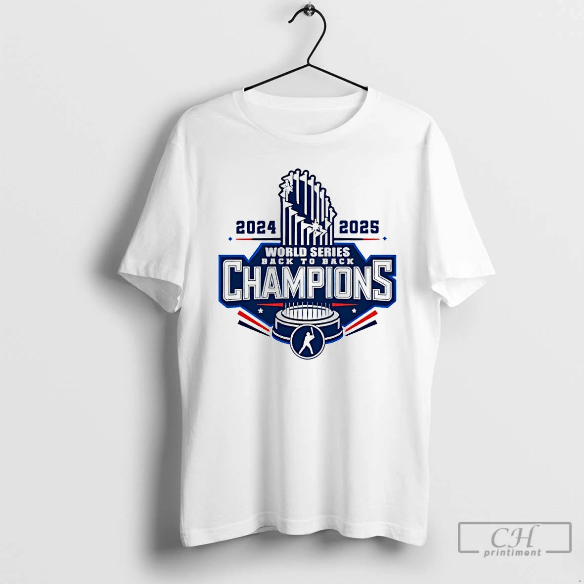 Premium Los Angeles Dodgers Trophy World Series Back To Back 2024 2025 Champions Mlb T-Shirts, Hoodie, Sweatshirt