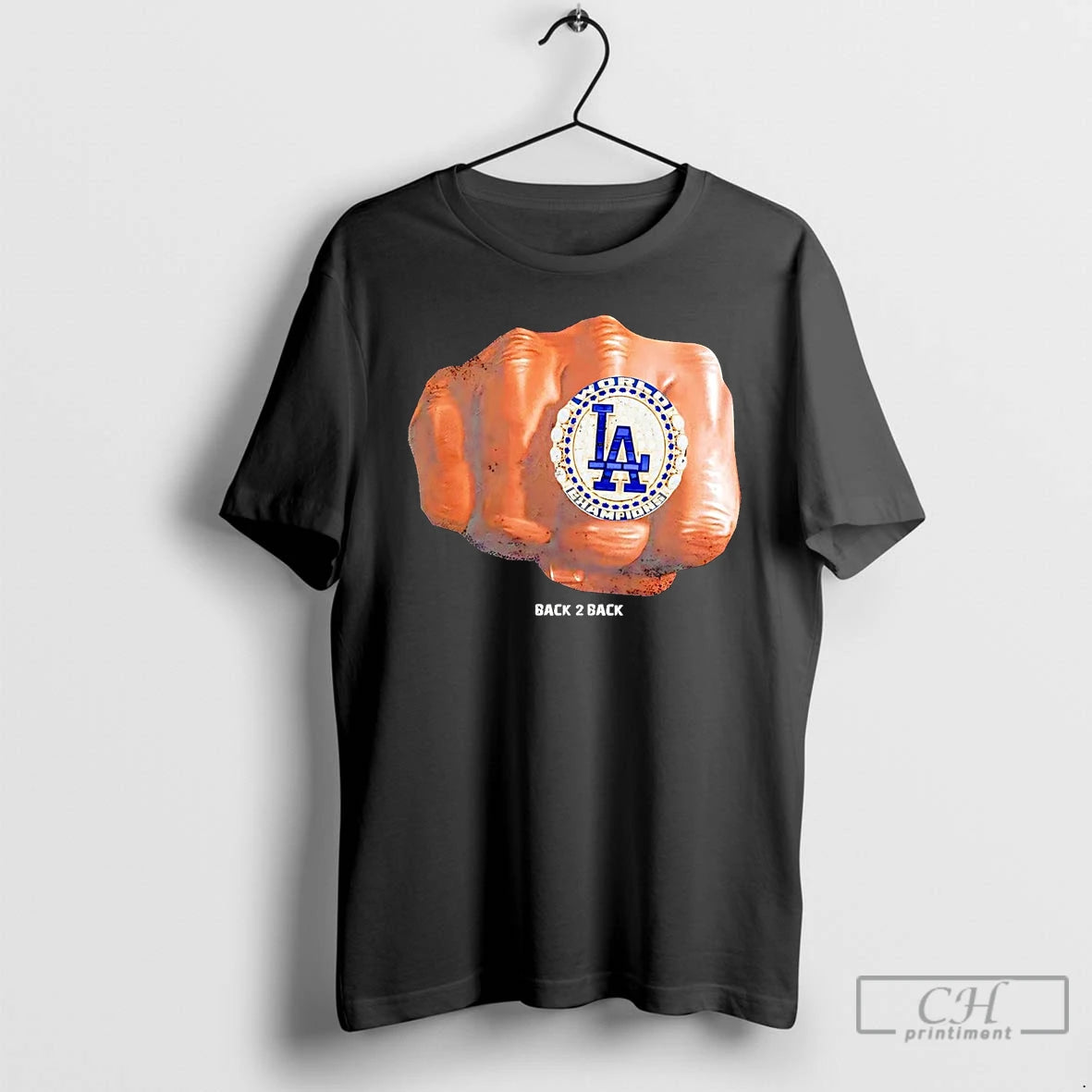 Premium Los Angeles Dodgers Back To Back Champions Ring 2 Sided T Shirts Hoodie, Sweatshirt | InkNestWear.com