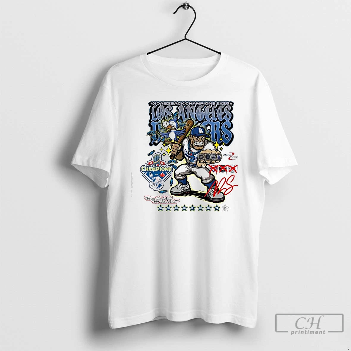 Premium Los Angeles Dodgers Hypothetical 2k25 From The Land For The Land T Shirts Hoodie, Sweatshirt | InkNestWear.com