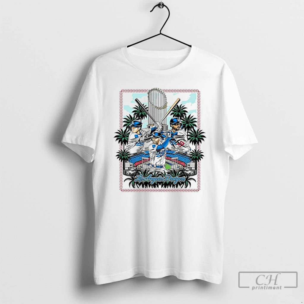Premium Los Angeles Dodgers Palm Trophy 2025 Champions Stadium T Shirts Hoodie, Sweatshirt | InkNestWear.com