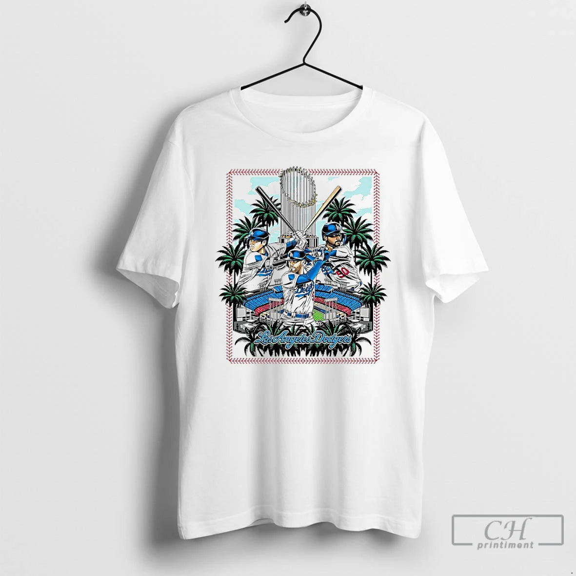 Premium Los Angeles Dodgers Palm Trophy 2025 Champions Stadium T Shirts Hoodie, Sweatshirt | InkNestWear.com