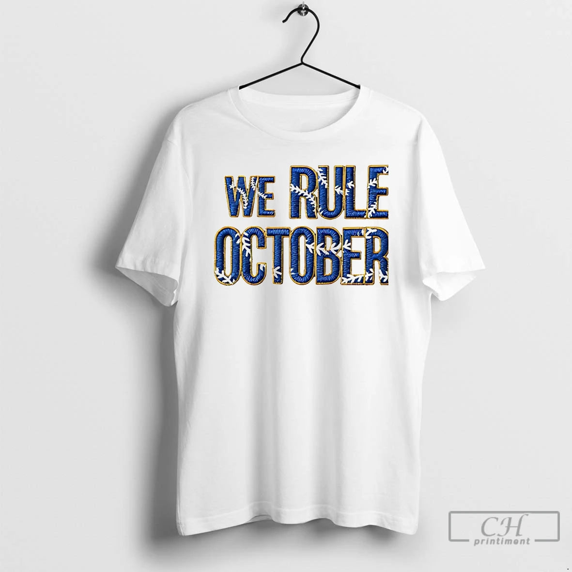 Premium Los Angeles Dodgers We Rule October T Shirts Hoodie, Sweatshirt | InkNestWear.com