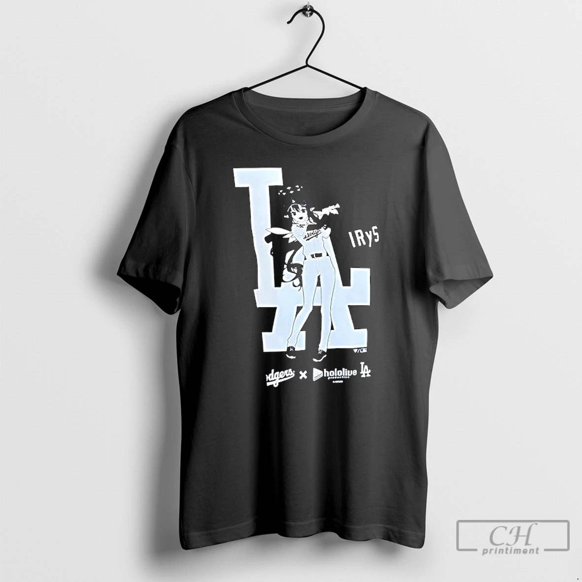 Premium Los Angeles Dodgers X Hololive Night Irys T Shirts Hoodie, Sweatshirt | InkNestWear.com