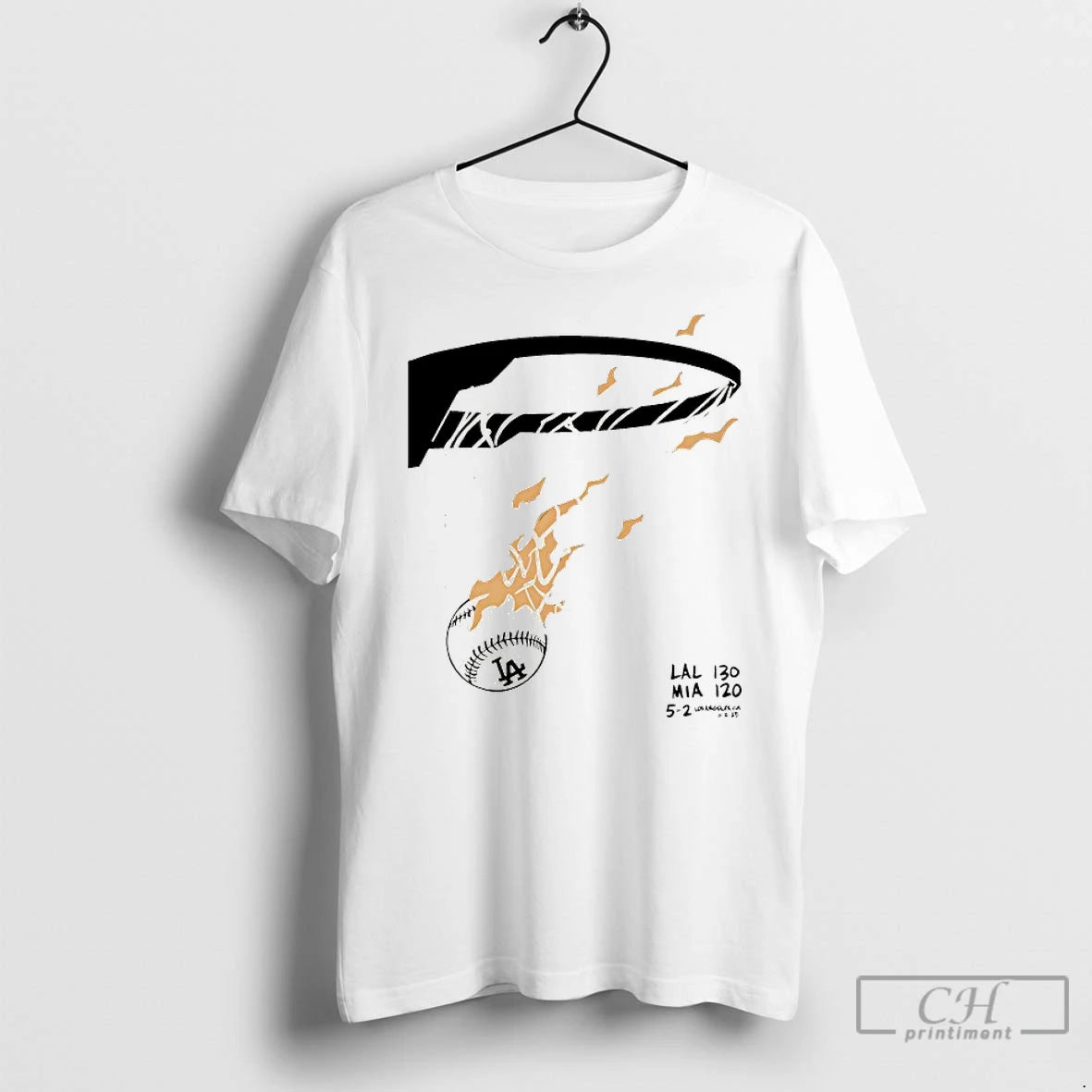 Premium Los Angeles Lakers 130 Miami Heat 120 Los Angeles Dodgers T Shirts Hoodie, Sweatshirt | InkNestWear.com