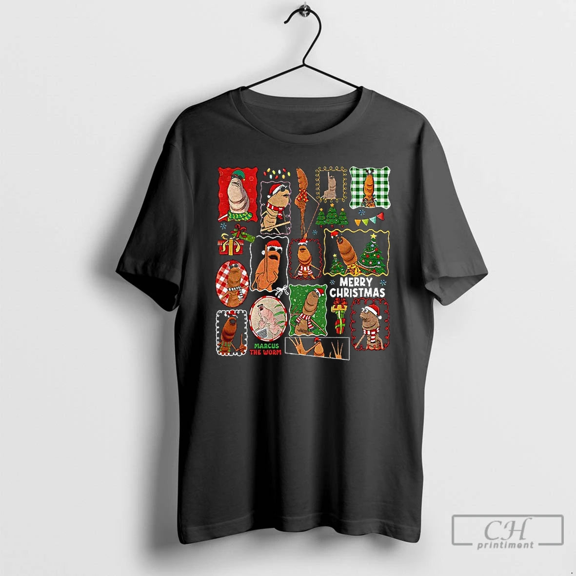 Premium Marcus The Worm Xmas I Dont Like This Rock Christmas T Shirts Hoodie, Sweatshirt | InkNestWear.com