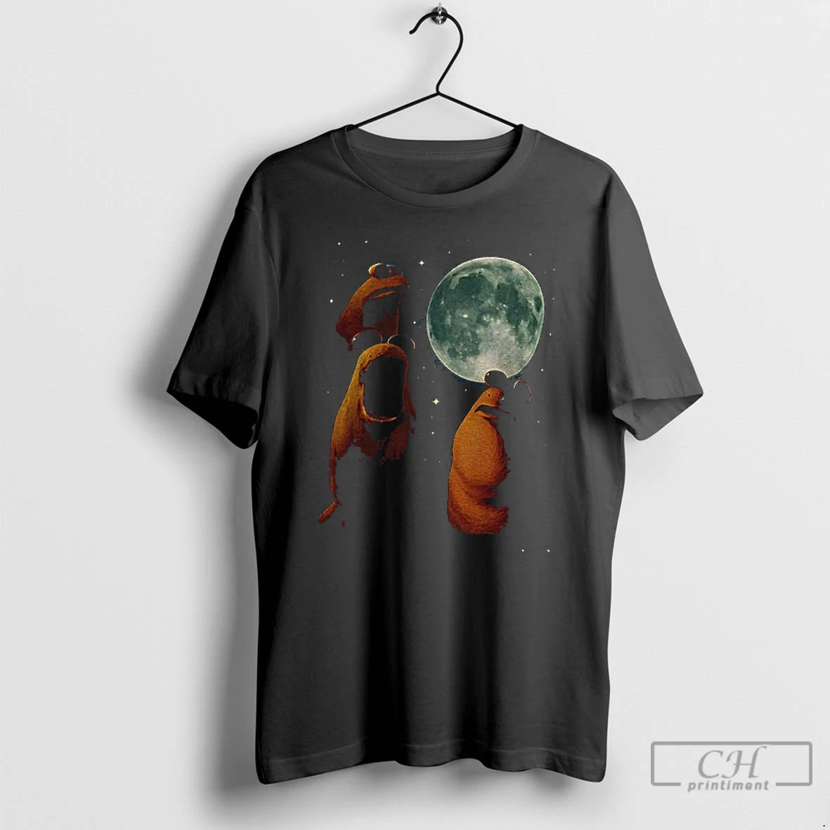 Premium Marcus The Worm Under Moonlight Retro Graphic T Shirts Hoodie, Sweatshirt | InkNestWear.com