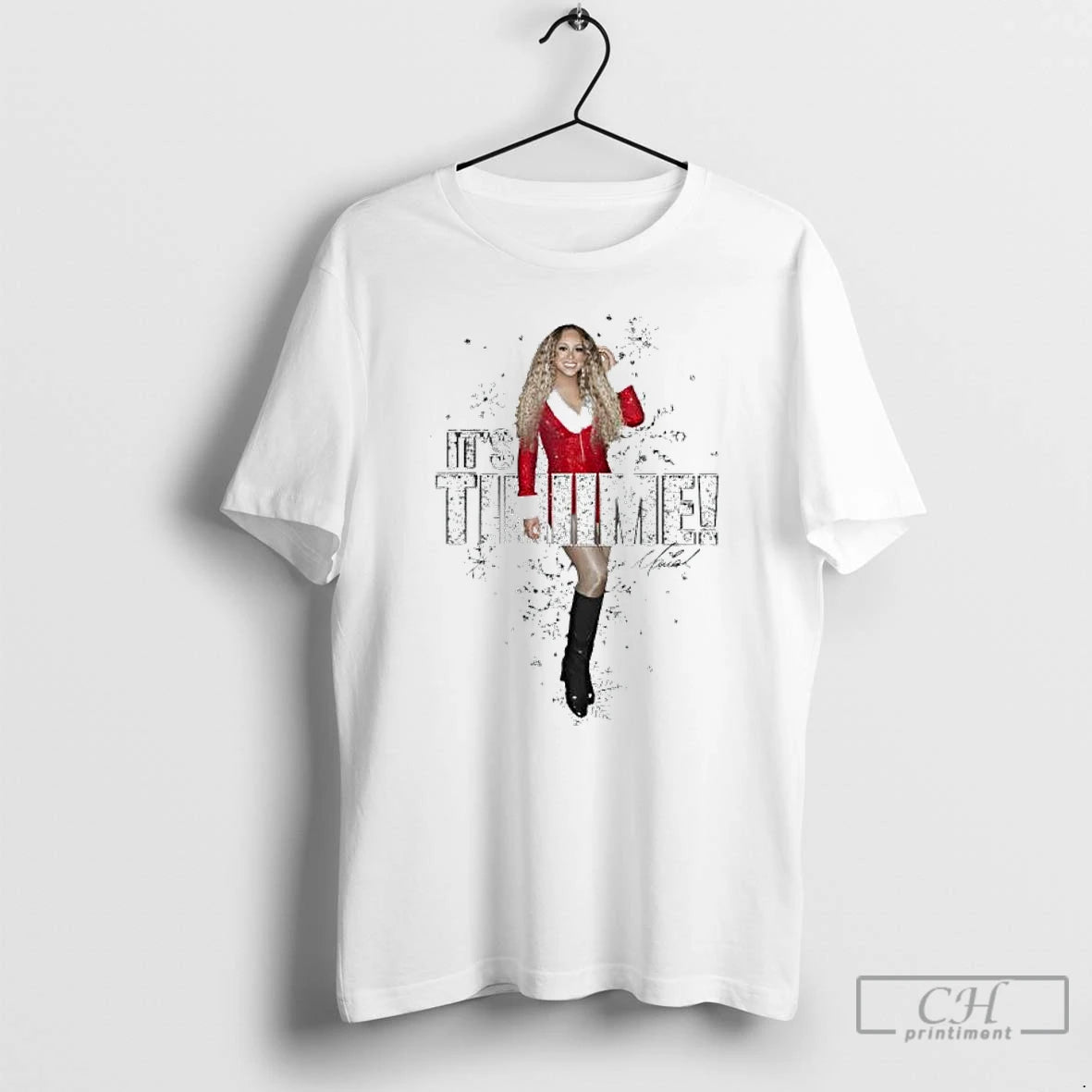 Premium Mariah Carey Christmas Its Time 2025 T Shirts Hoodie, Sweatshirt | InkNestWear.com