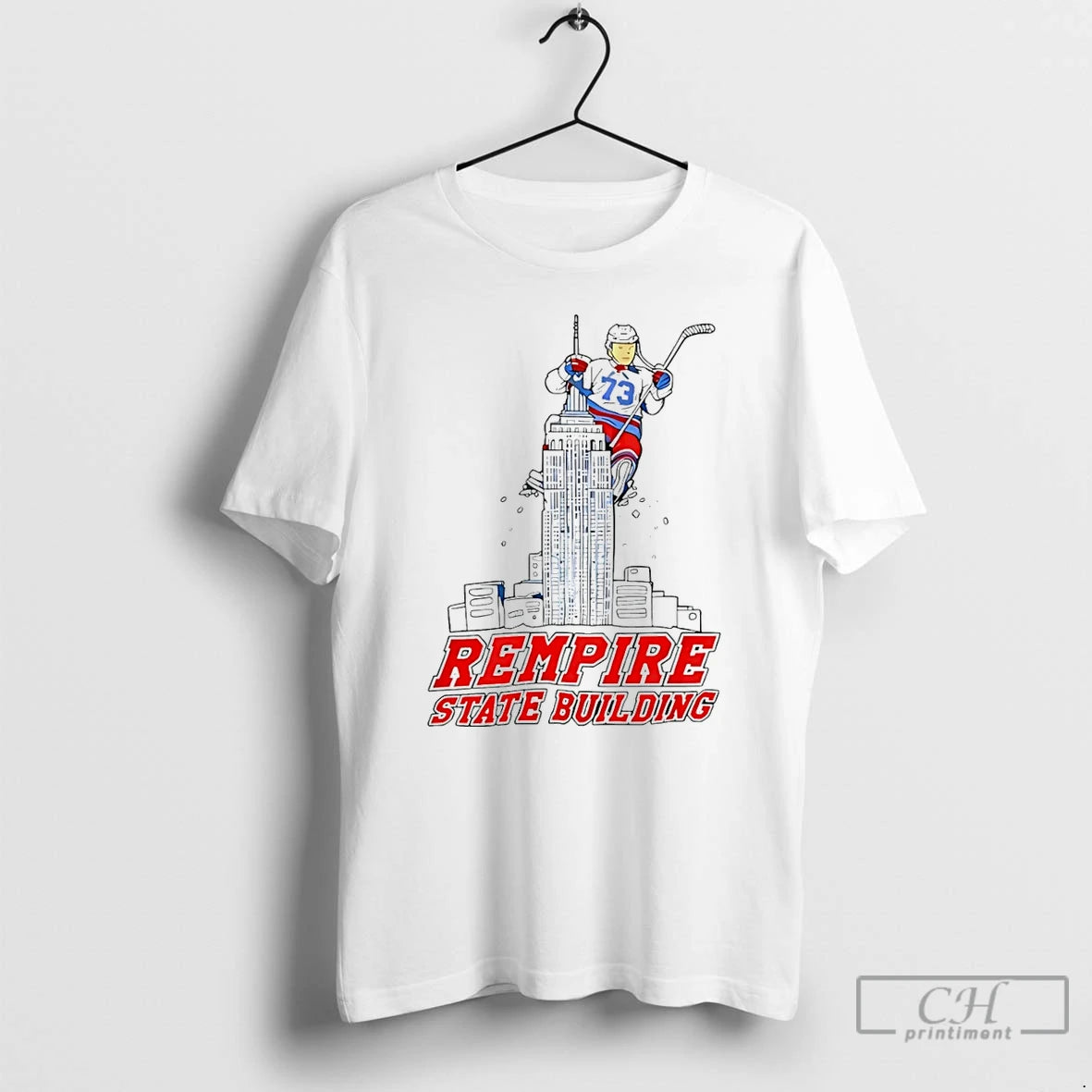 Premium Matt Rempe 73 New York Rangers Empire State Building T-Shirts, Hoodie, Sweatshirt | InkNestWear.com