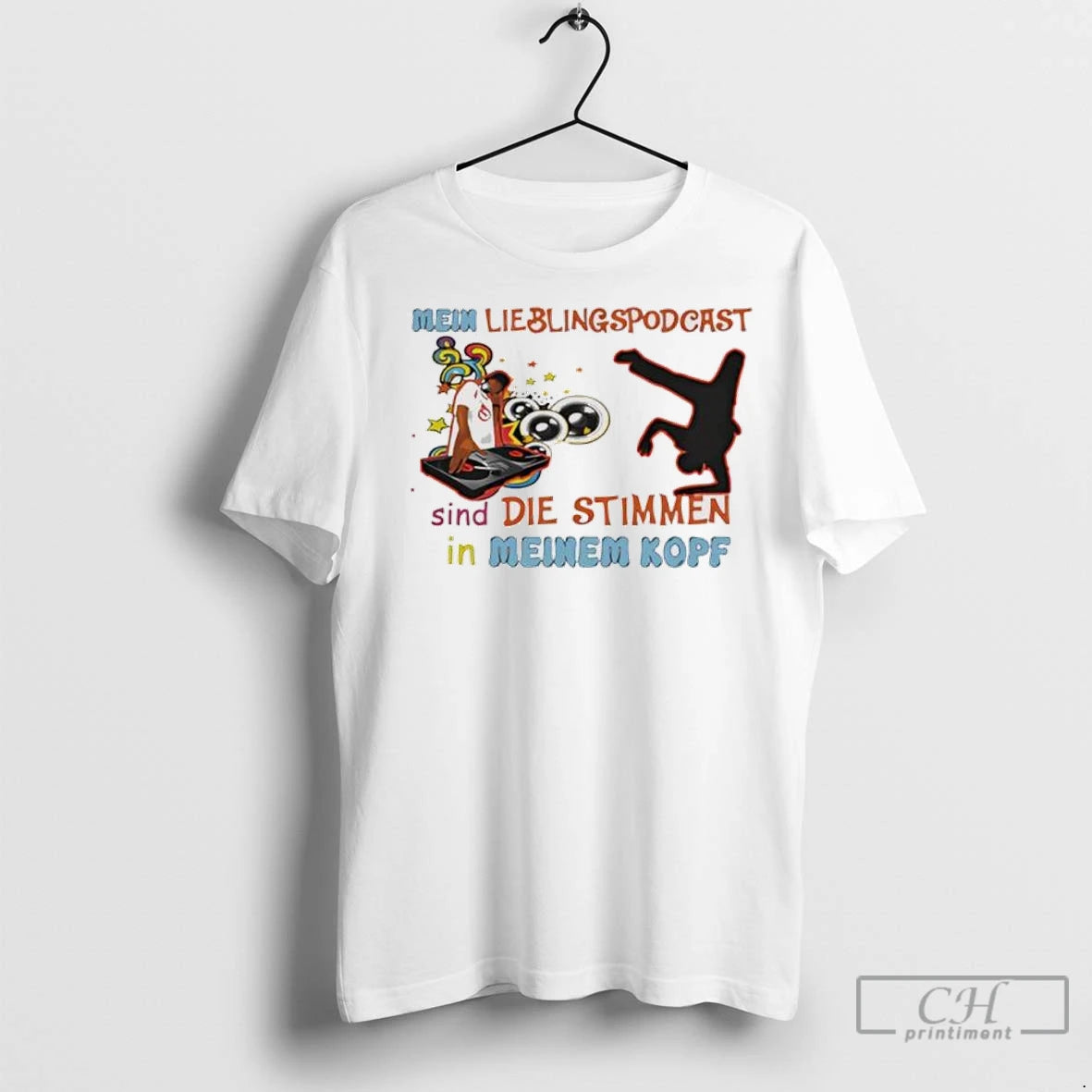 Premium Mein Lieblingspodcast Sind Die Stimmen In Meinem Kopf T-Shirts, Hoodie, Sweatshirt | InkNestWear.com