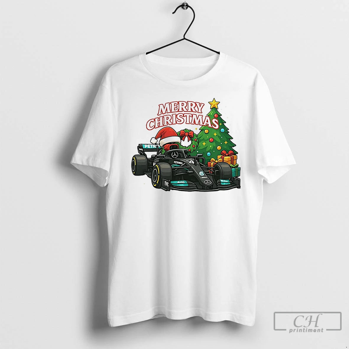 Premium Mercedes F1 Merry Christmas T-Shirts, Hoodie, Sweatshirt | InkNestWear.com