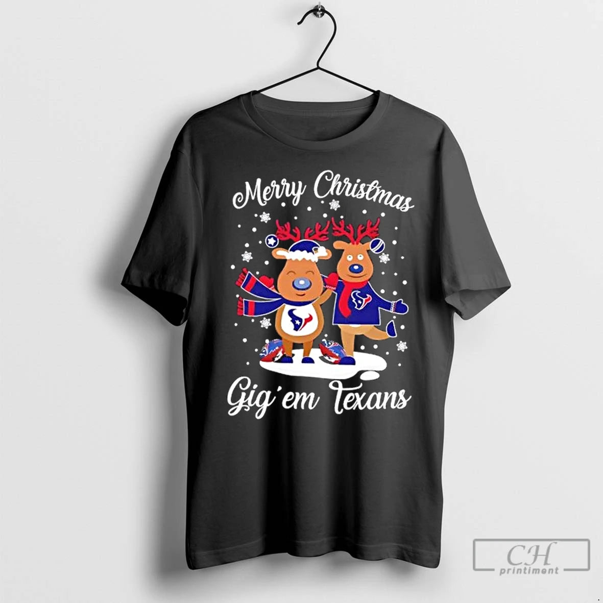 Premium Merry Christmas Gig Em Houston Texans T-Shirts, Hoodie, Sweatshirt | InkNestWear.com