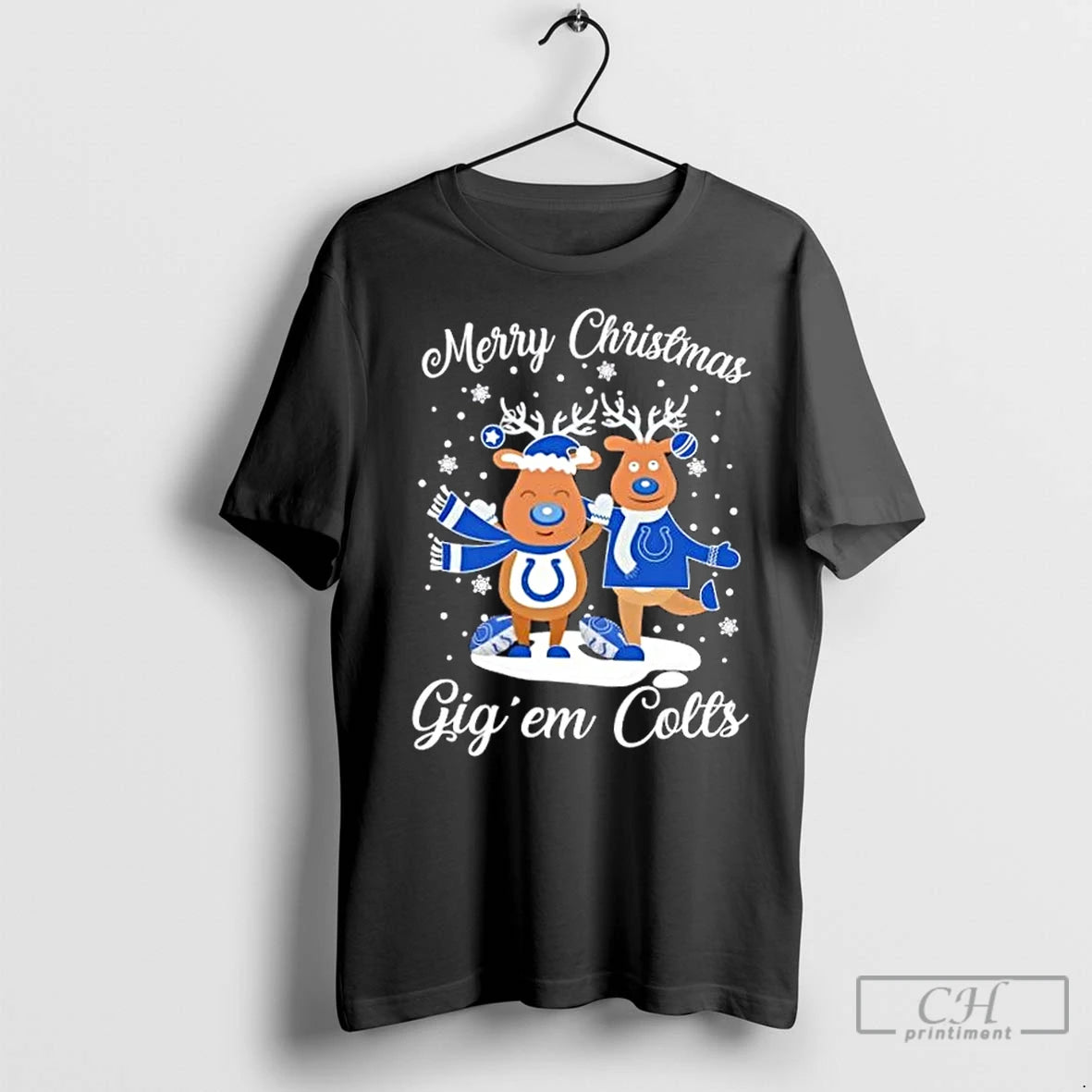 Premium Merry Christmas Gig Em Indianapolis Colts T-Shirts, Hoodie, Sweatshirt | InkNestWear.com