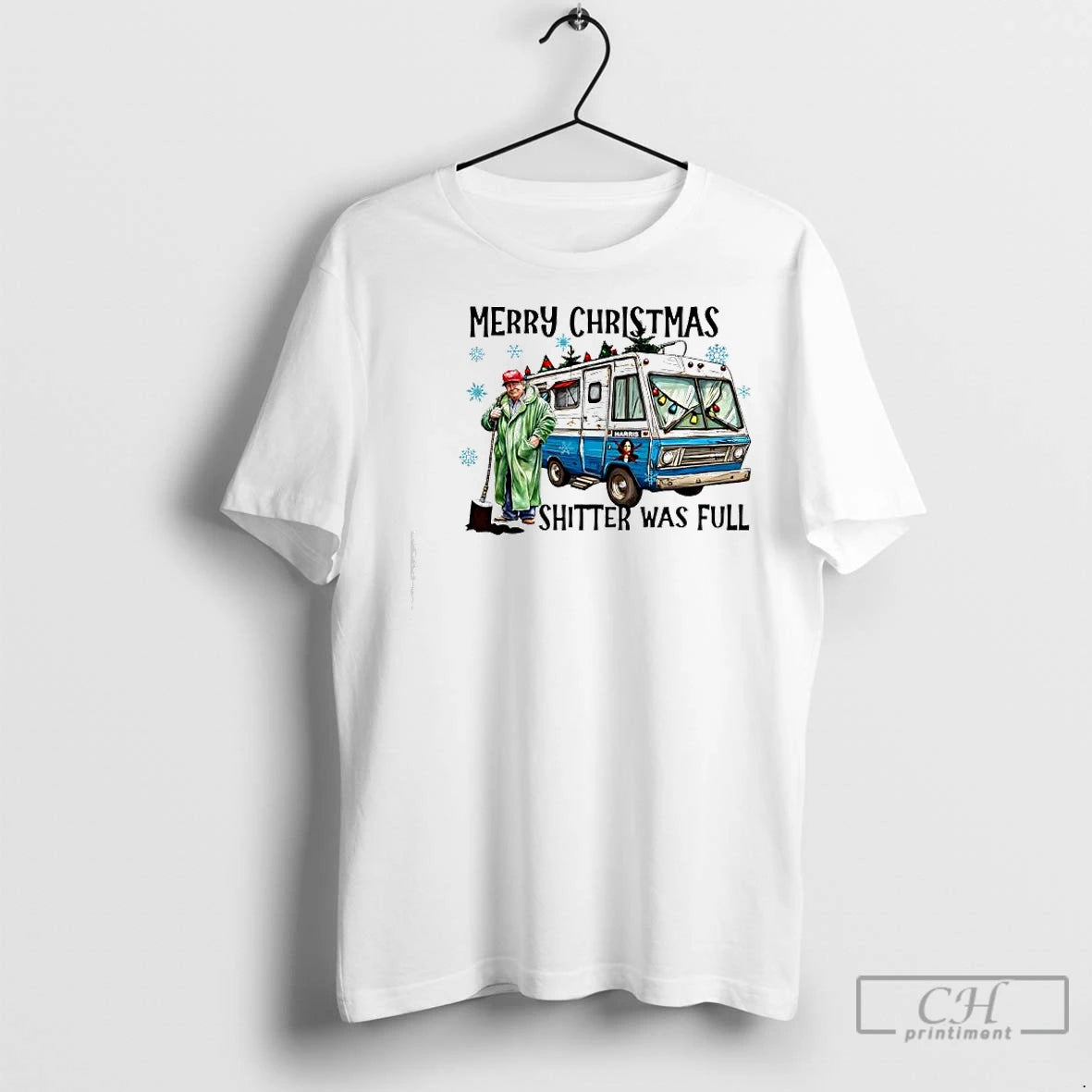 Premium Merry Christmas Shitter Was Full Trump President T-Shirts, Hoodie, Sweatshirt | InkNestWear.com