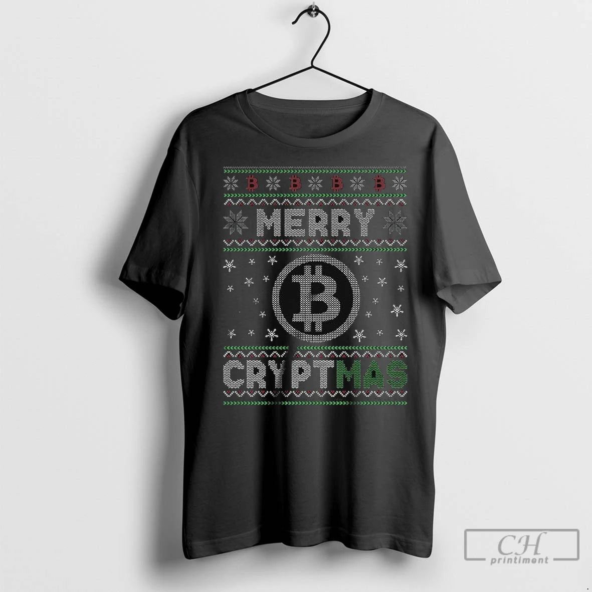Merry Cryptmas Bitcoin Merry T-Shirts, Hoodie, Sweatshirt