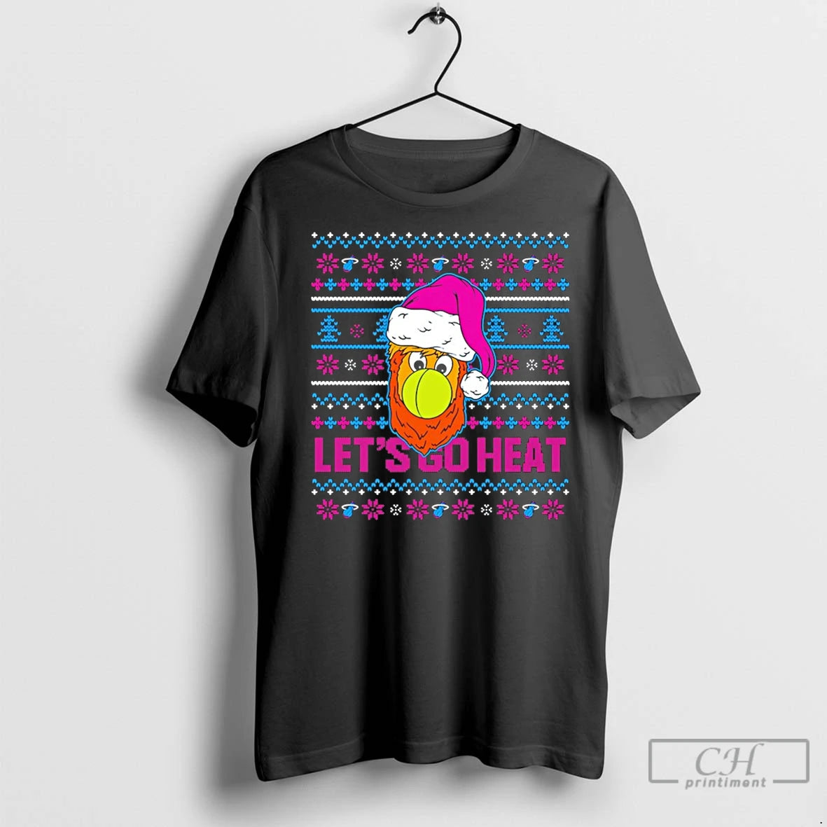 Premium Miami Heat Lets Go Heat Christmas T-Shirts, Hoodie, Sweatshirt | InkNestWear.com