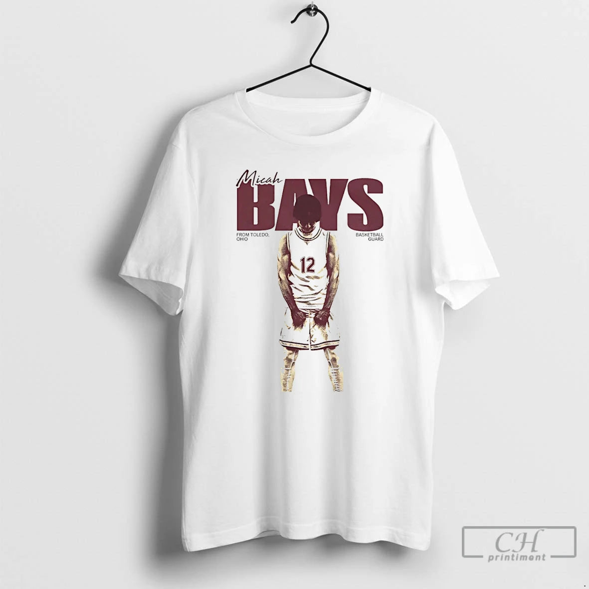 Premium Micah Bays Basketball Guard From Toledo Ohio Vintage T Shirts Hoodie, Sweatshirt | InkNestWear.com