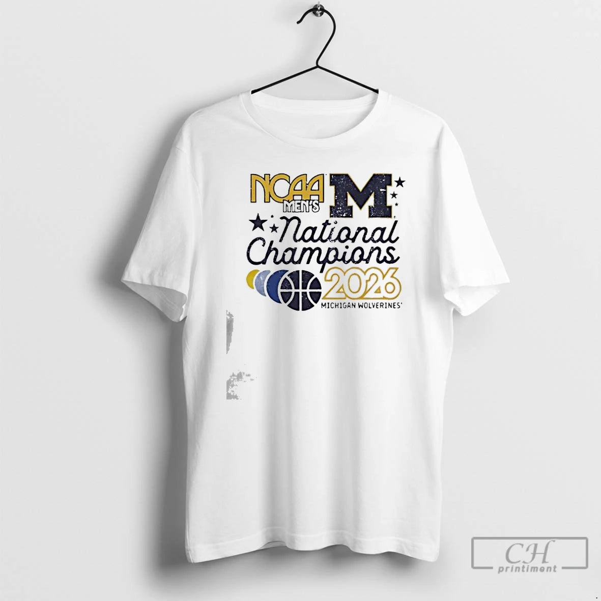 Premium Michigan Wolverines 2026 Ncaa Mens Basketball National Champions Logo