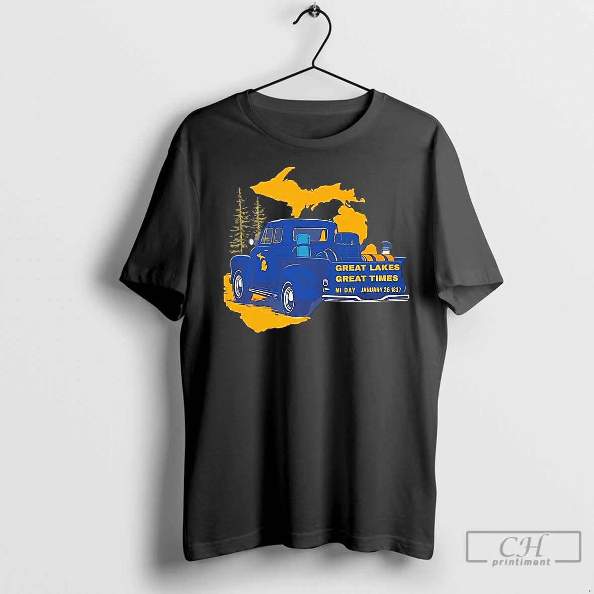 Premium Michigan Wolverines Great Lakes Truck T-Shirts, Hoodie, Sweatshirt | InkNestWear.com