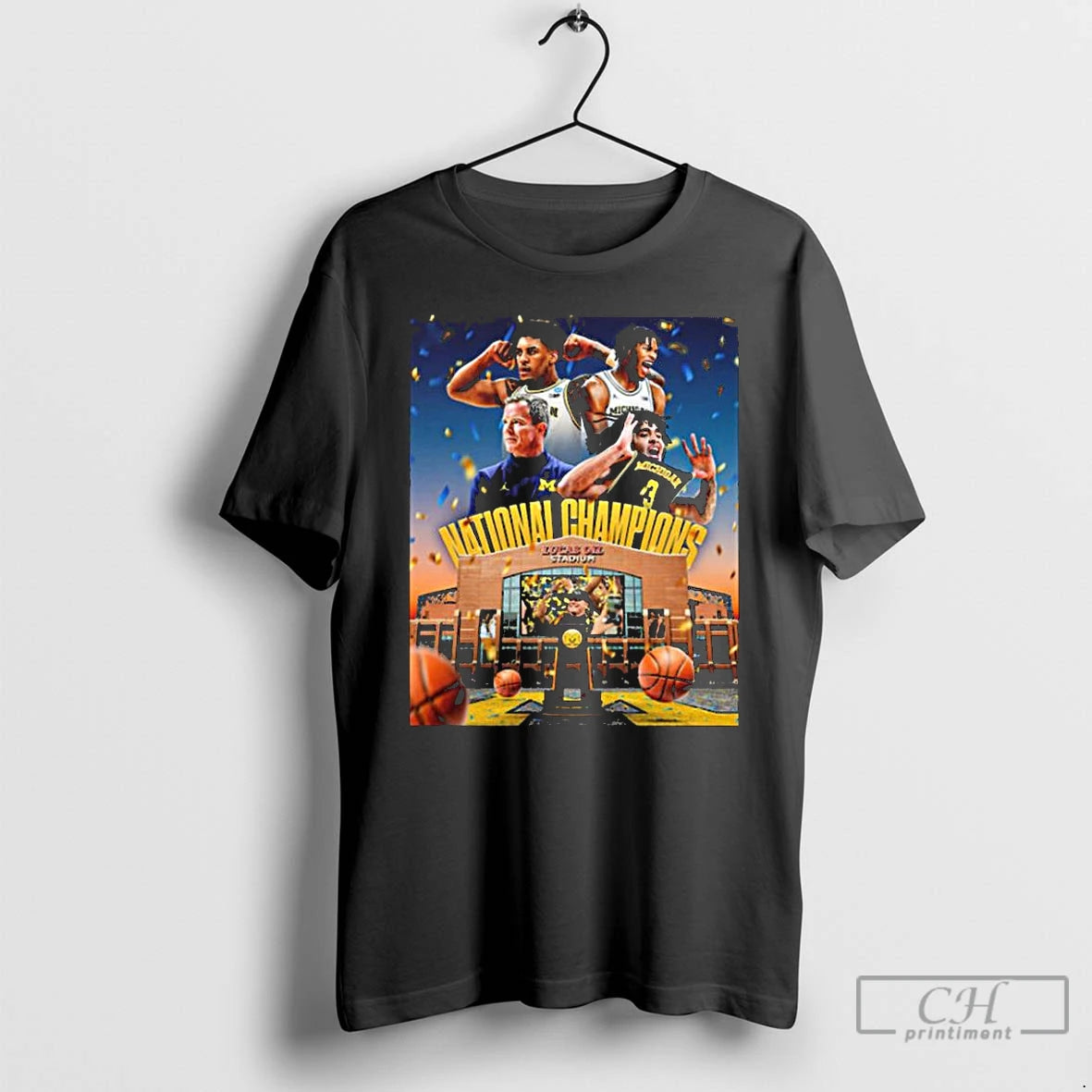 Premium Michigan Wolverines Mens Basketball Champions Ncaa 2026 National Tournament