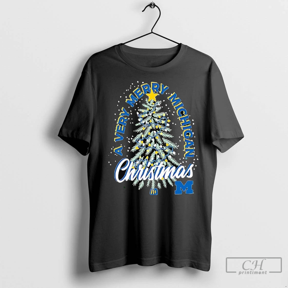 Premium Michigan Wolverines A Very Merry Michigan Christmas T-Shirts, Hoodie, Sweatshirt | InkNestWear.com