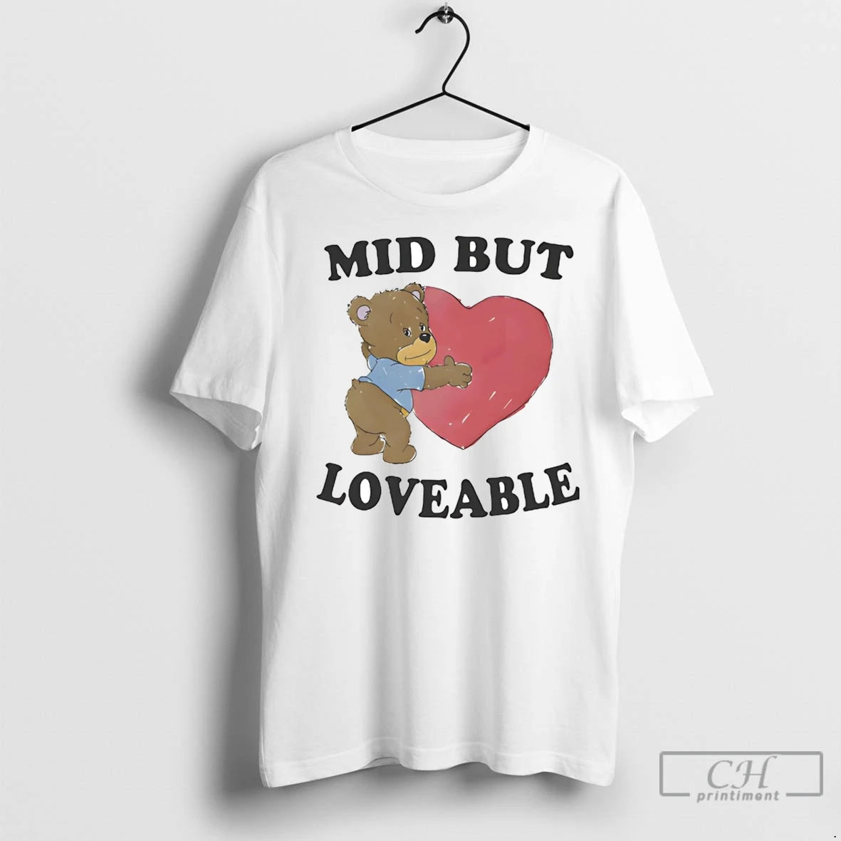 Premium Mid But Loveable Cute Bear T-Shirts, Hoodie, Sweatshirt | InkNestWear.com