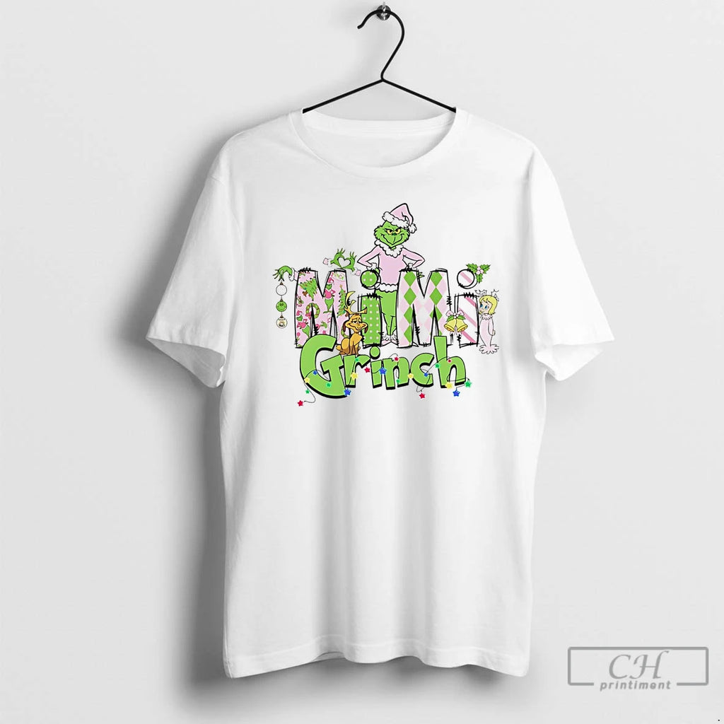 Premium Mimi Grinch Christmas T-Shirts, Hoodie, Sweatshirt | InkNestWear.com