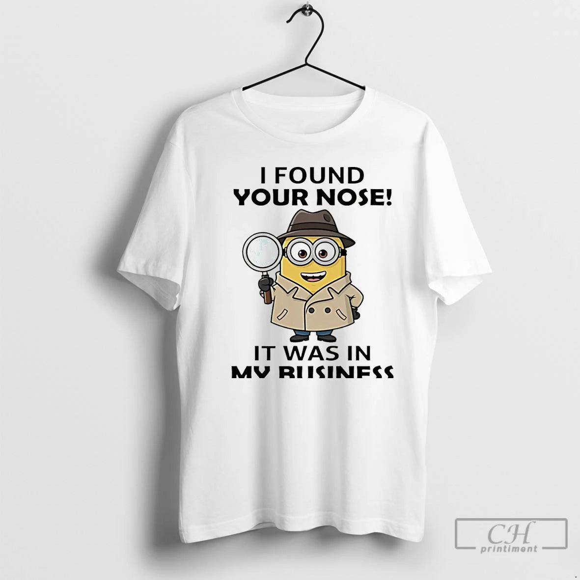 Premium Minion I Found Your Nose It Was In My Business Christmas T Shirts Hoodie, Sweatshirt | InkNestWear.com