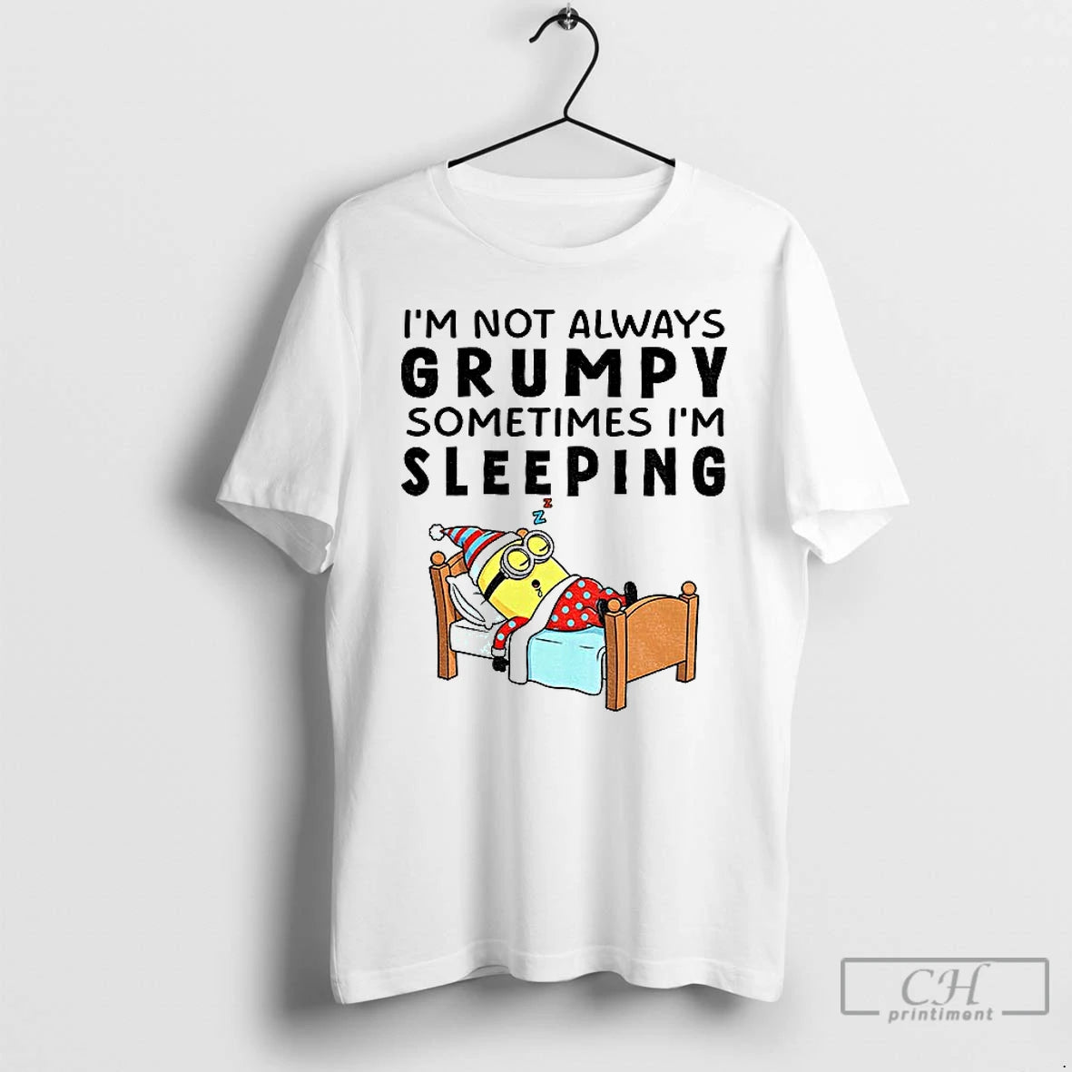 Premium Minion X Gnome Im Not Always Grumpy Sometimes Im Sleeping Christmas T Shirts Hoodie, Sweatshirt | InkNestWear.com