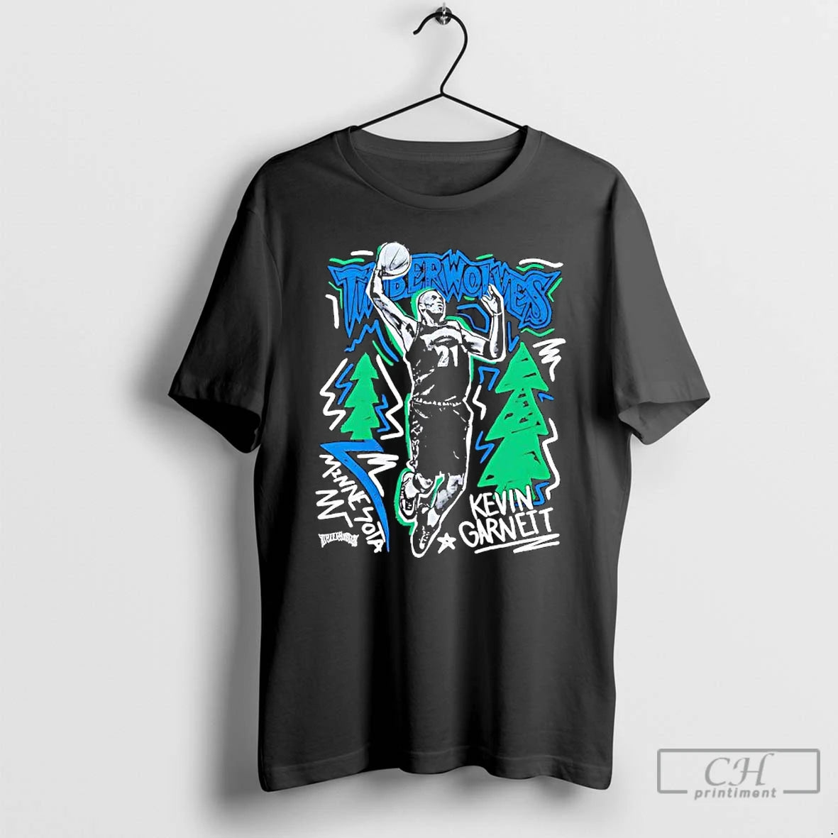 Premium Minnesota Timberwolves Kevin Garnett Chalked Up T-Shirts, Hoodie, Sweatshirt | InkNestWear.com