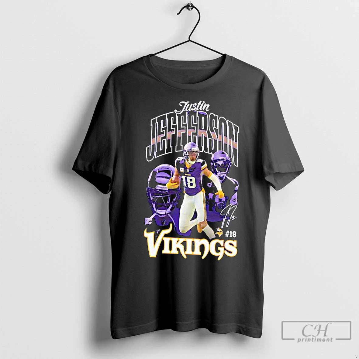 Premium Minnesota Vikings Justin Jefferson Signature T-Shirts, Hoodie, Sweatshirt | InkNestWear.com
