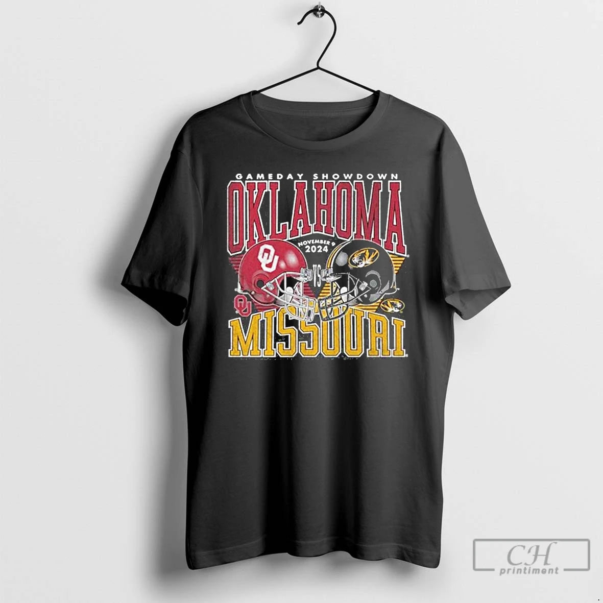 Premium Missouri Tigers Vs Oklahoma Sooners 2025 Gameday Showdown T Shirts Hoodie, Sweatshirt | InkNestWear.com