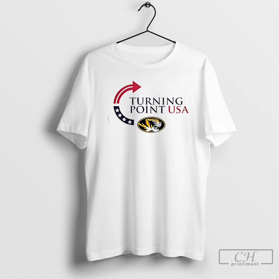 Premium Missouri Tigers X Freedom Turning Point Usa Charlie Kirk 2 Sided T Shirts Hoodie, Sweatshirt | InkNestWear.com