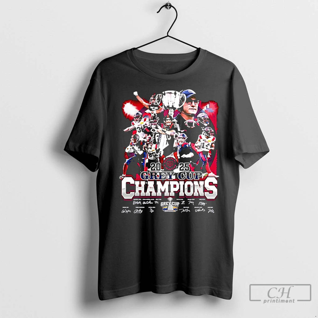 Premium Montreal Alouettes 2025 Grey Cup Champions Team Players T-Shirts, Hoodie, Sweatshirt | InkNestWear.com