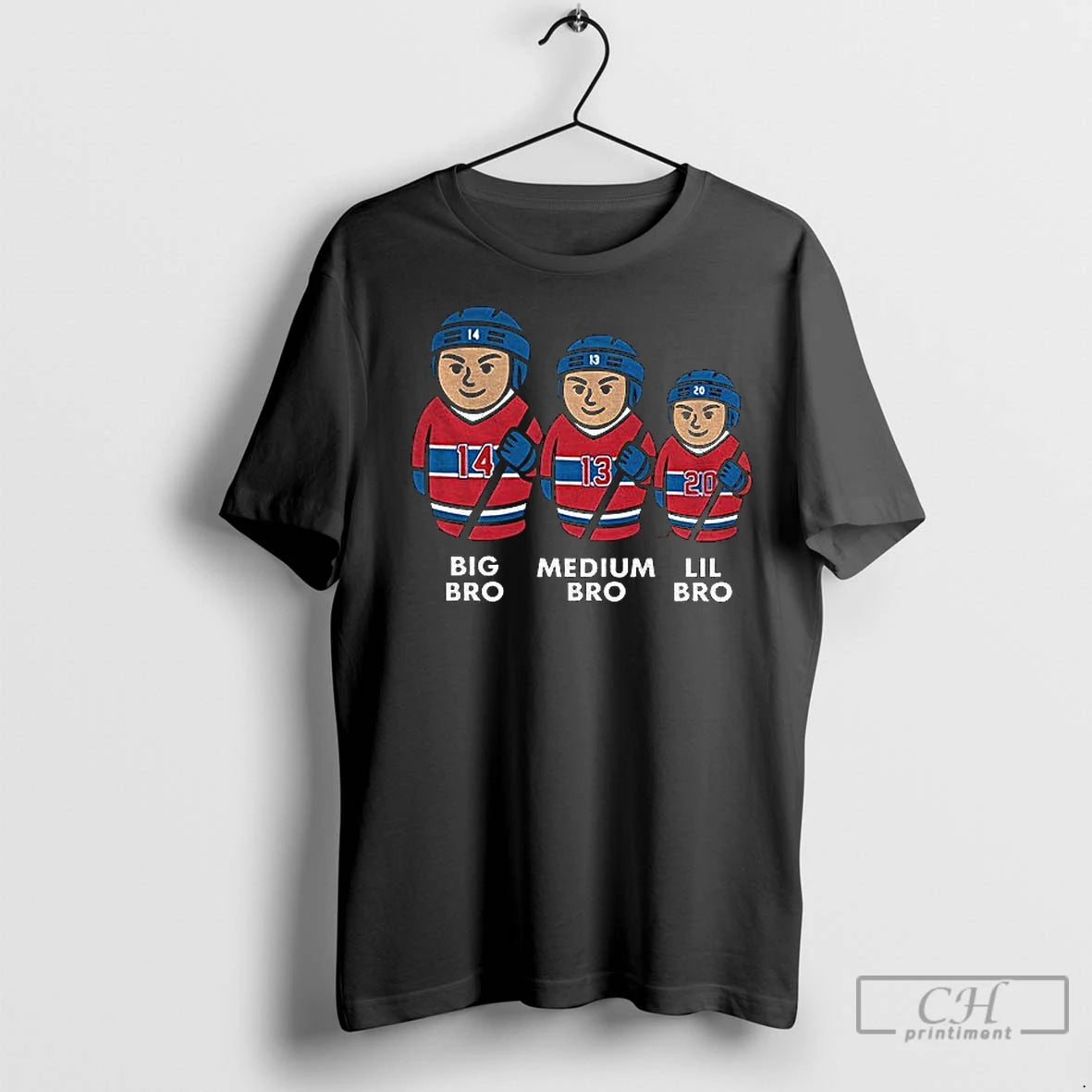 Premium Montreal Big Bro Medium Bro Lil Bro 3 Bros Washington Capitals Hockey Nhl T-Shirts, Hoodie, Sweatshirt