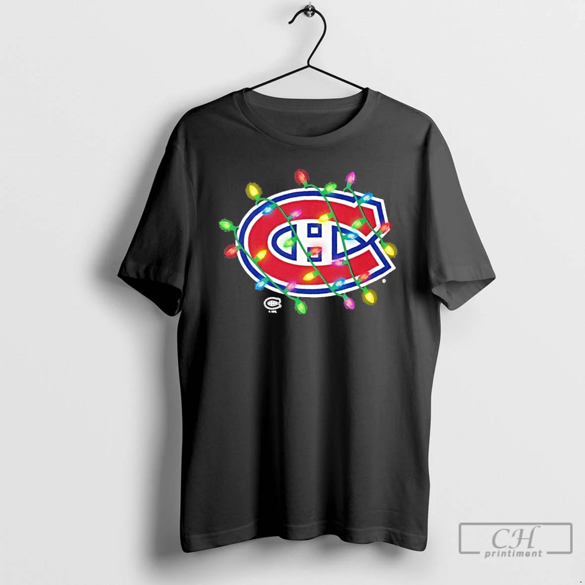 Premium Montreal Canadiens Logo Lights Christmas T-Shirts, Hoodie, Sweatshirt | InkNestWear.com