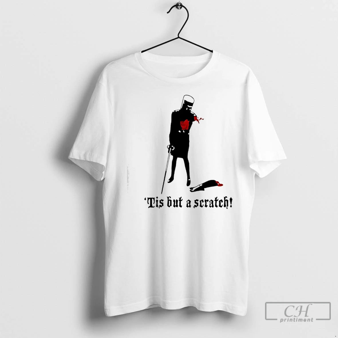 Premium Monty Python Black Knight Tis But A Scratch T-Shirts, Hoodie, Sweatshirt | InkNestWear.com