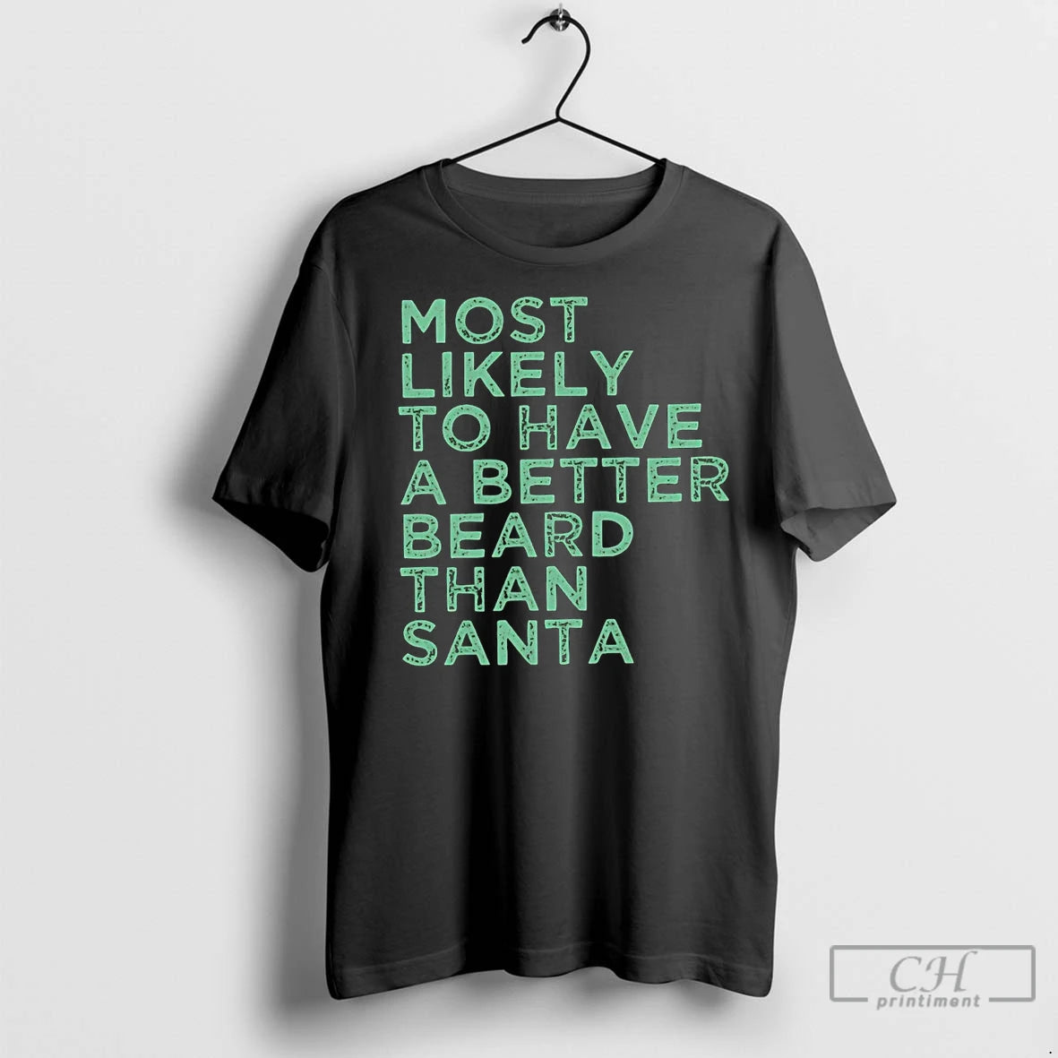 Premium Most Likely To Have A Better Beard Than Santa Christmas T-Shirts, Hoodie, Sweatshirt | InkNestWear.com
