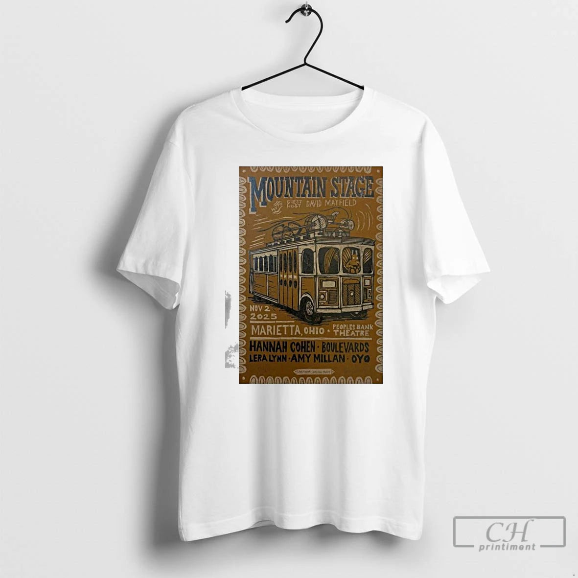 Premium Mountain Stage Concert Marietta Oh Nov 2 2025 T Shirts Hoodie, Sweatshirt | InkNestWear.com