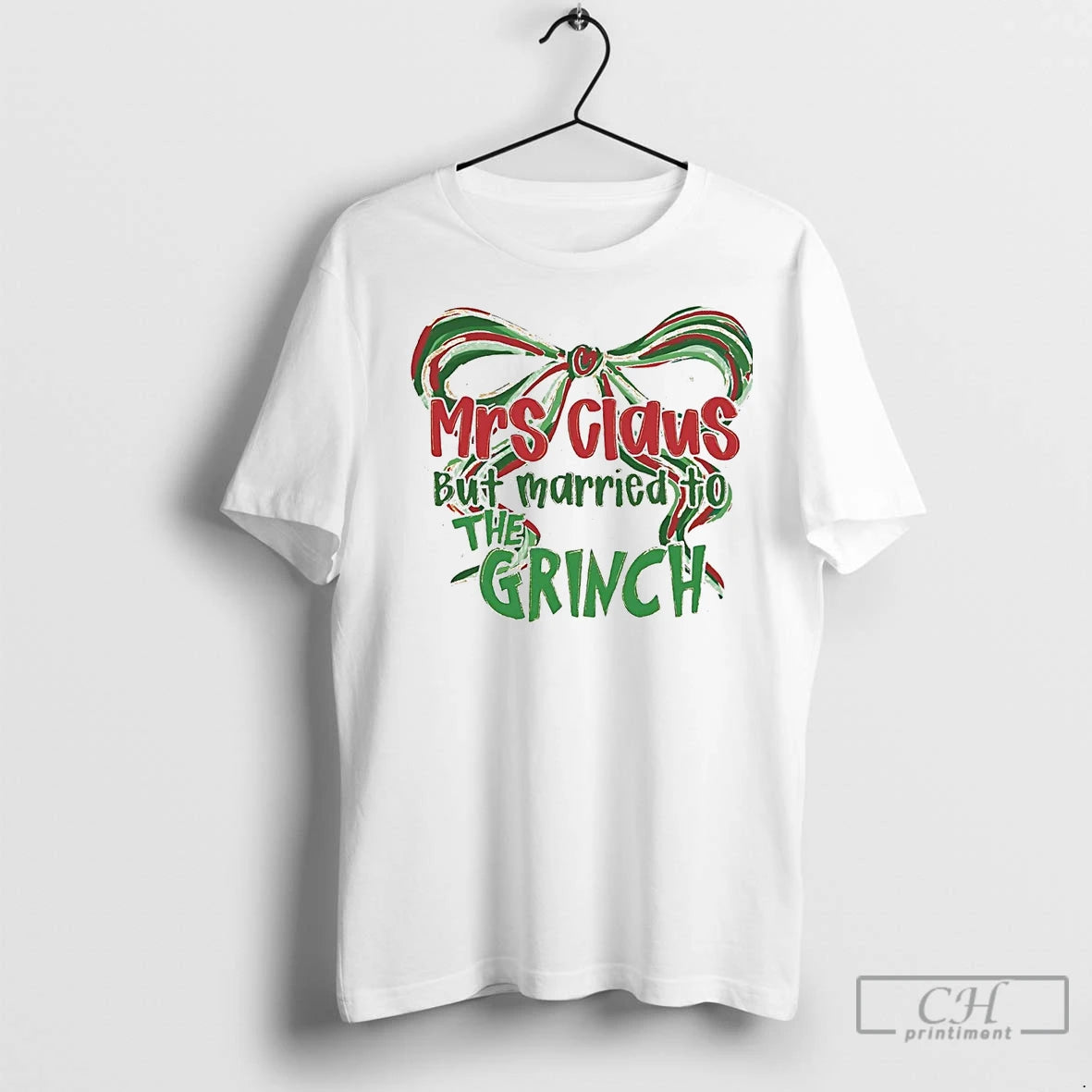 Premium Mrs Claus But Married To The Grinch Christmas T-Shirts, Hoodie, Sweatshirt | InkNestWear.com