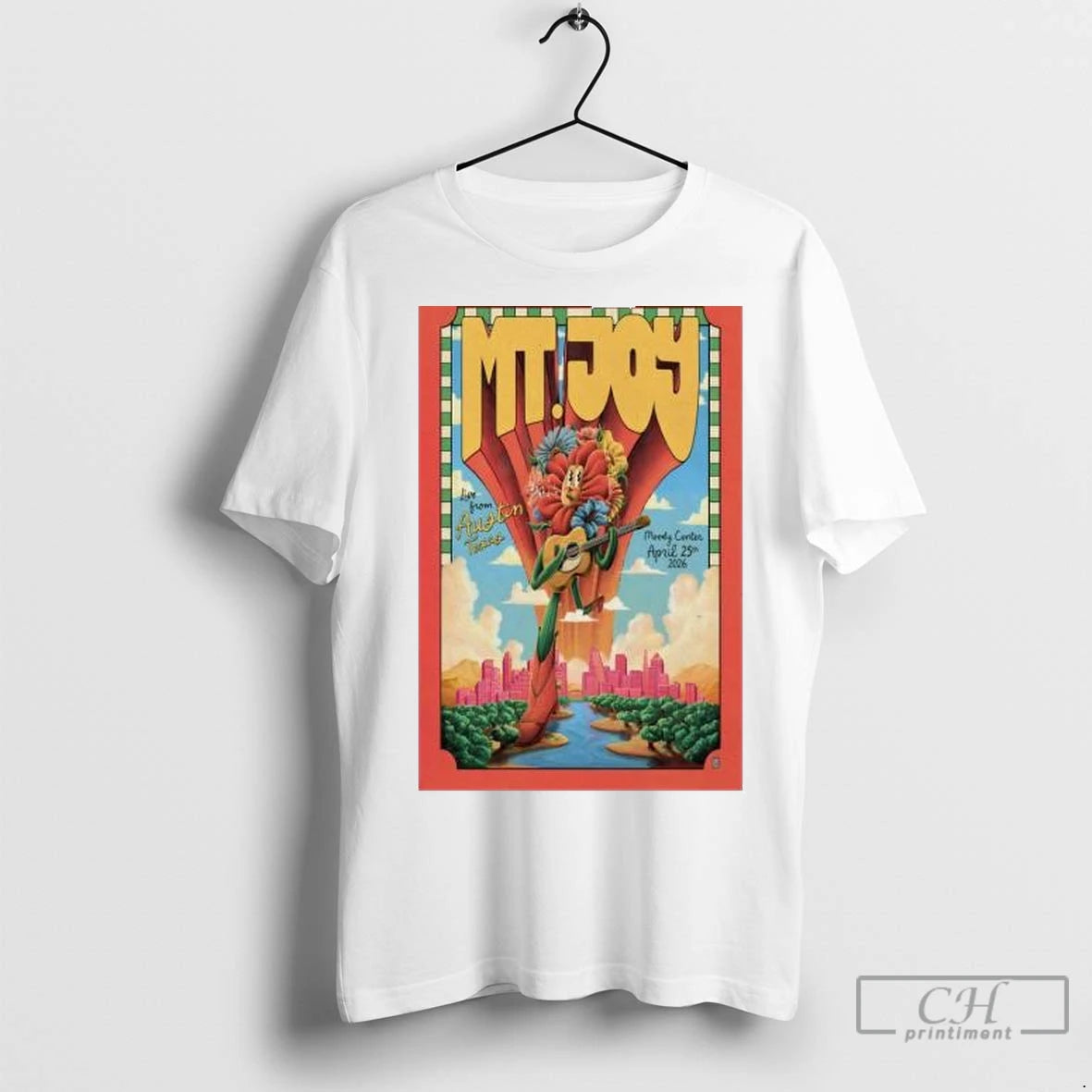Premium Mt Joy Moody Center Austin Tx April 25 2026 Tour Circle White T-Shirts, Hoodie, Sweatshirt | InkNestWear.com