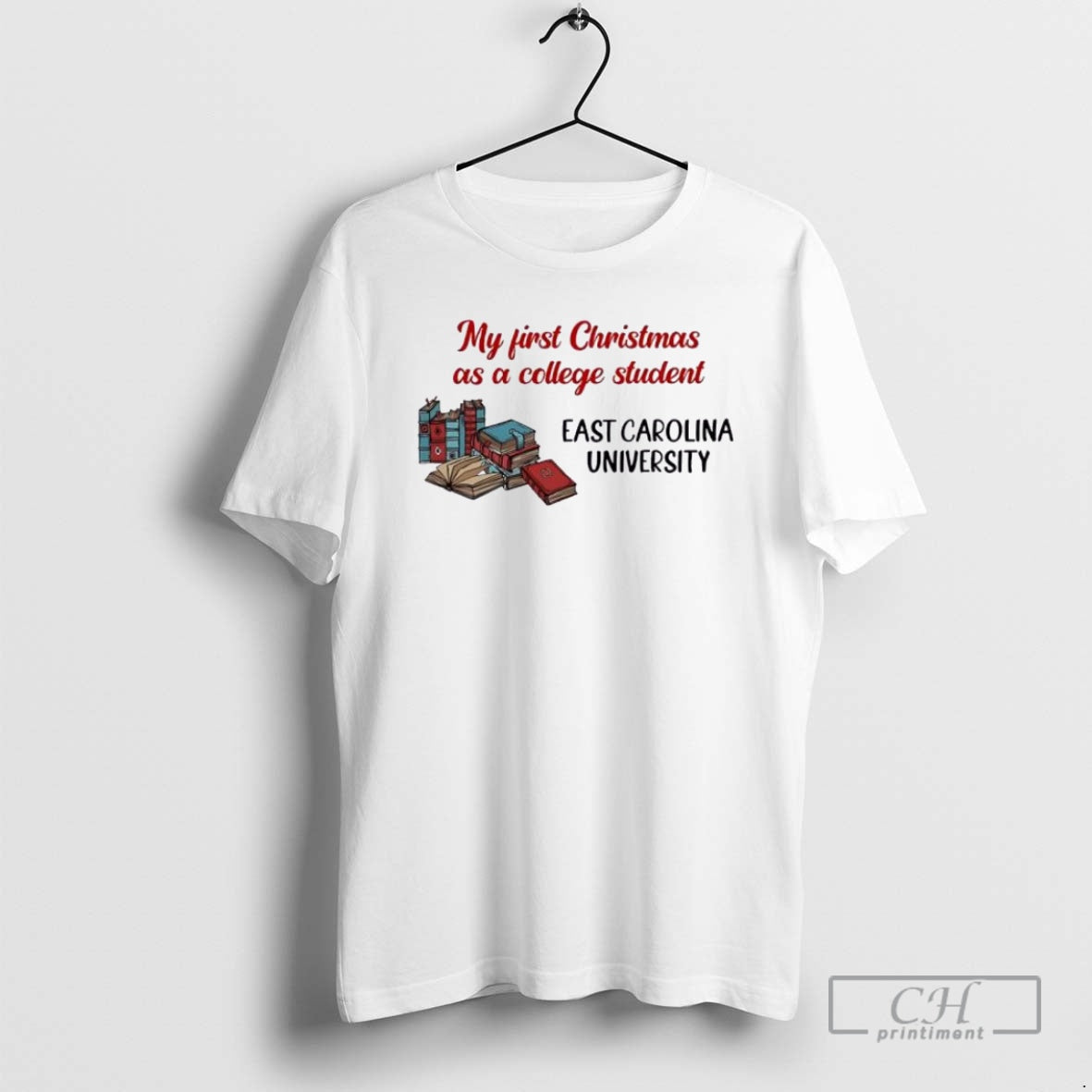 Premium My First Christmas As A College Student East Carolina University Personalised Ornaments White T-Shirts, Hoodie,...
