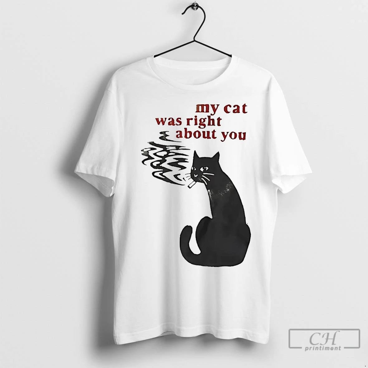 Premium My Cat Was Right About You T-Shirts, Hoodie, Sweatshirt | InkNestWear.com