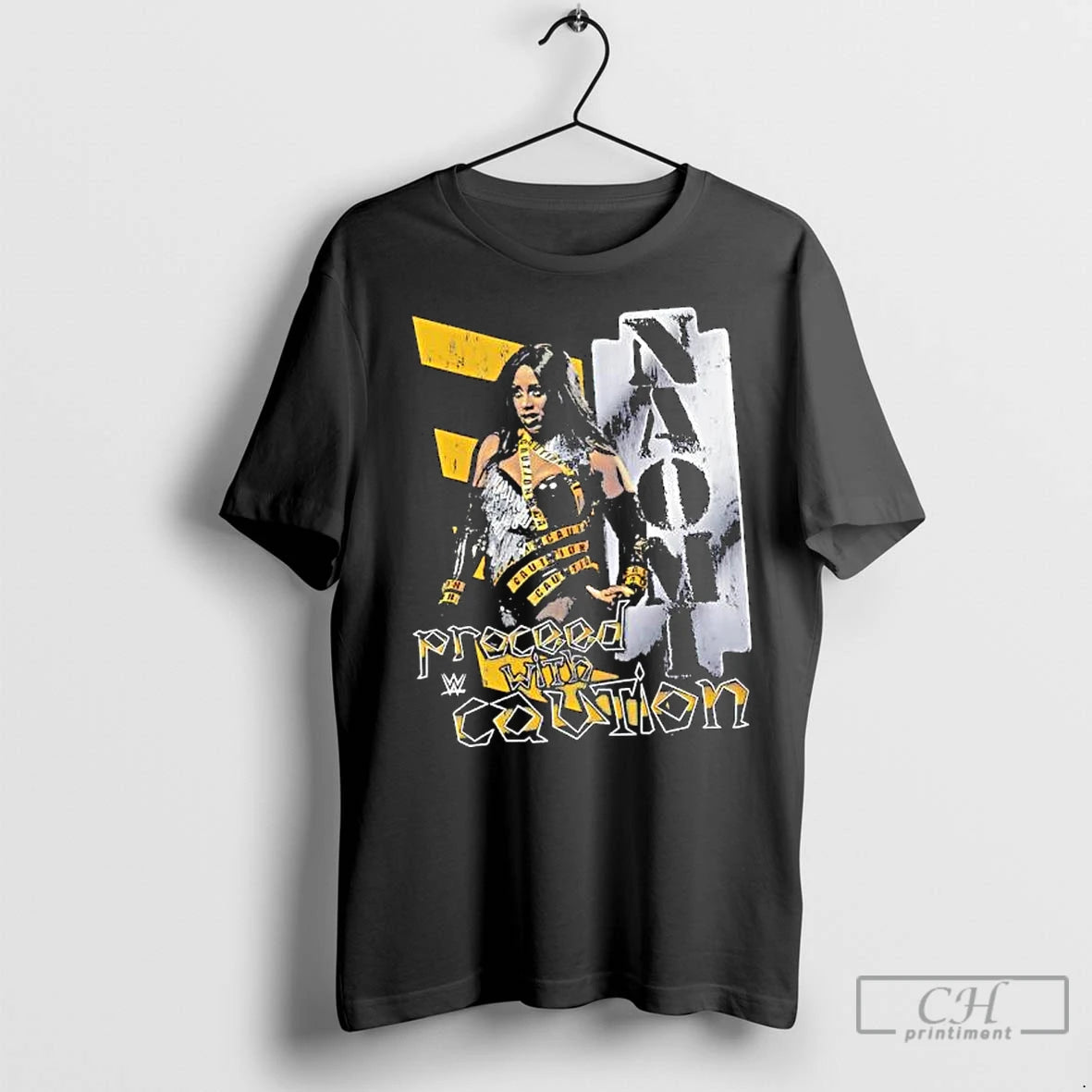 Premium Naomi Proceed With Caution Womens World Champion T-Shirts, Hoodie, Sweatshirt | InkNestWear.com