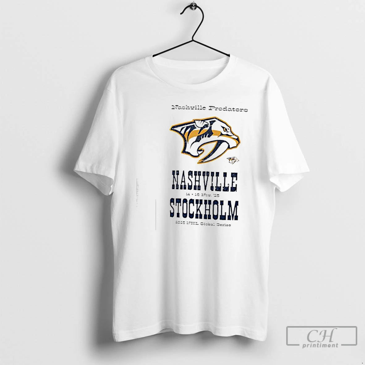 Premium Nashville Predators 2025 Stockholm T-Shirts, Hoodie, Sweatshirt | InkNestWear.com