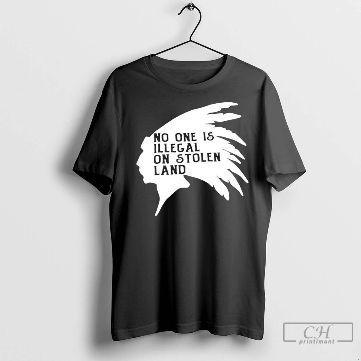 Premium Native American No One Is Illegal On Stolen Land Vintage T-Shirts, Hoodie, Sweatshirt | InkNestWear.com