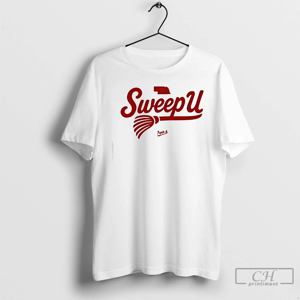 Premium Nebraska Cornhuskers Volleyball Sweep U T Shirts Hoodie, Sweatshirt | InkNestWear.com